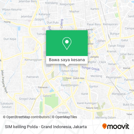 Peta SIM keliling Polda - Grand Indonesia