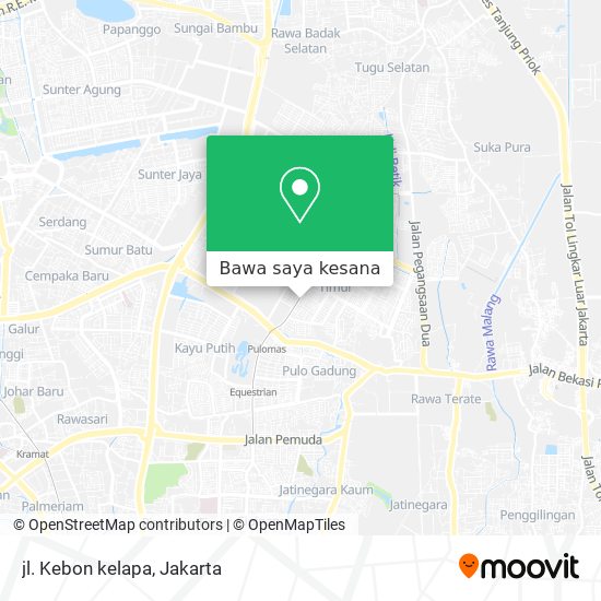 Peta jl. Kebon kelapa