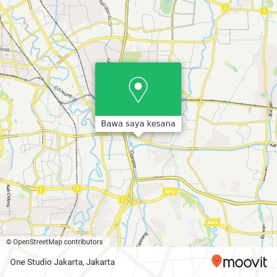 Peta One Studio Jakarta