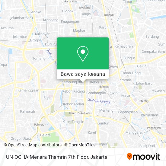 Peta UN-OCHA Menara Thamrin 7th Floor