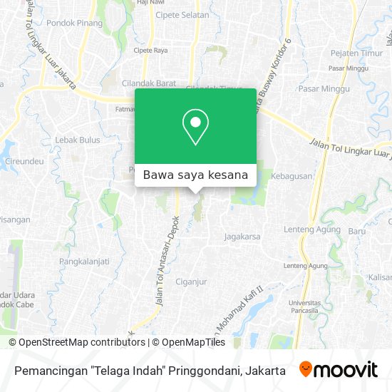 Peta Pemancingan "Telaga Indah" Pringgondani