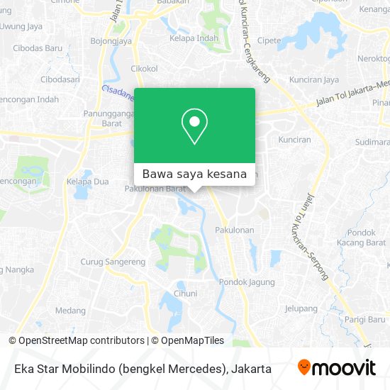 Peta Eka Star Mobilindo (bengkel Mercedes)