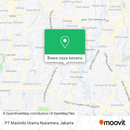 Peta PT Masindo Utama Nusantara