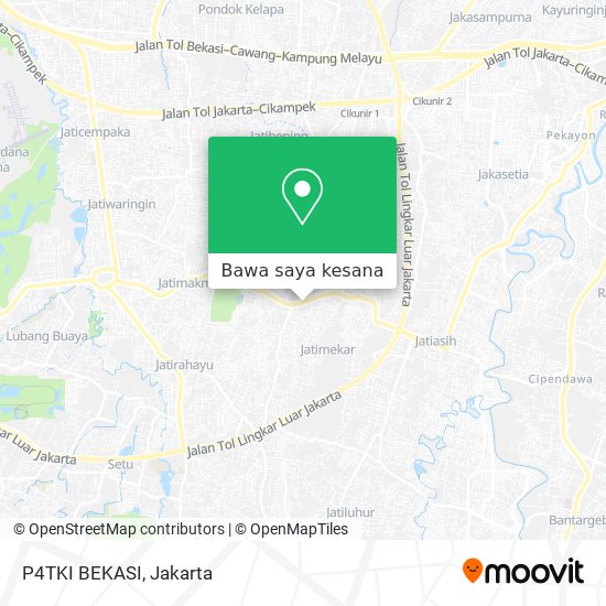 Peta P4TKI BEKASI