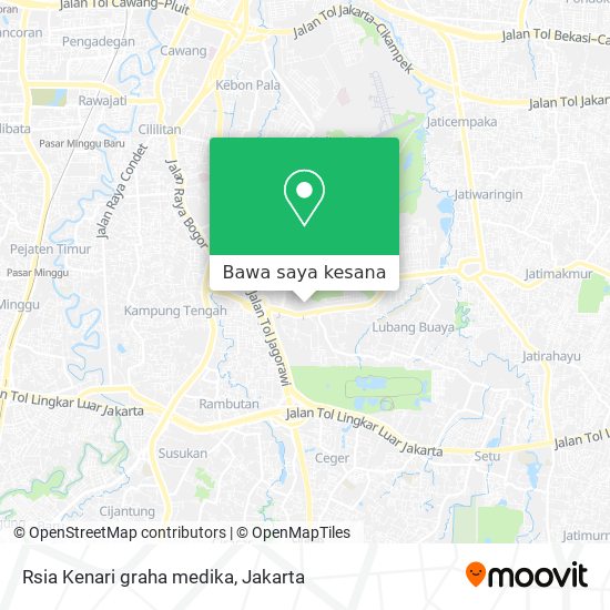 Peta Rsia Kenari graha medika