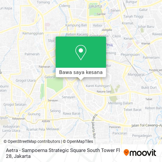 Peta Aetra - Sampoerna Strategic Square South Tower Fl 28