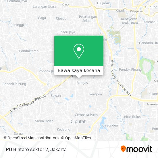 Peta PU Bintaro sektor 2