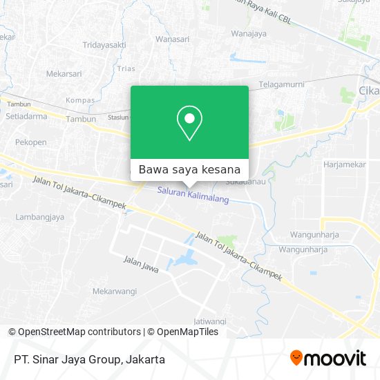 Peta PT. Sinar Jaya Group