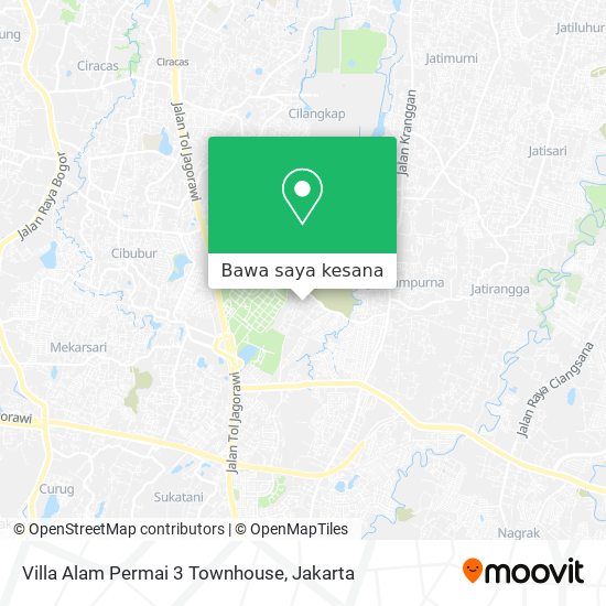 Peta Villa Alam Permai 3 Townhouse