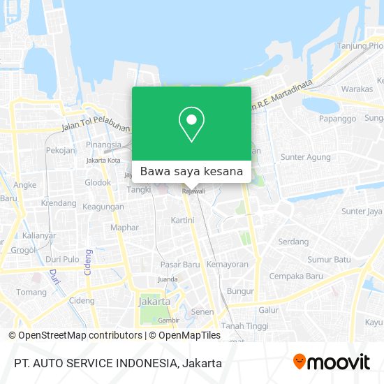 Peta PT. AUTO SERVICE INDONESIA