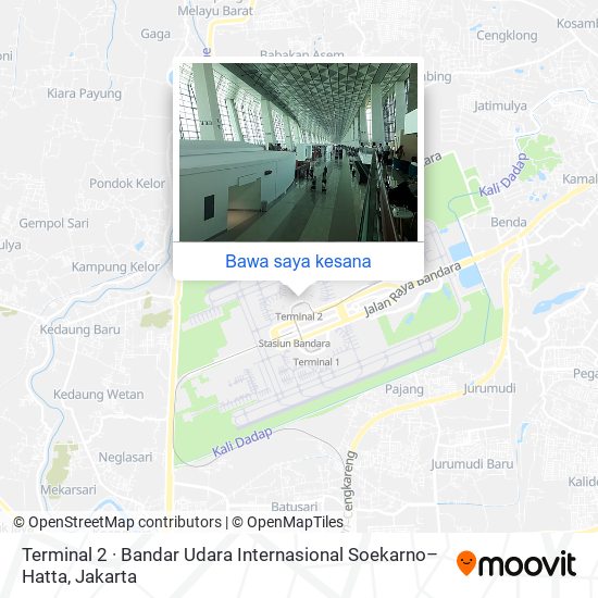 Peta Terminal 2 · Bandar Udara Internasional Soekarno–Hatta
