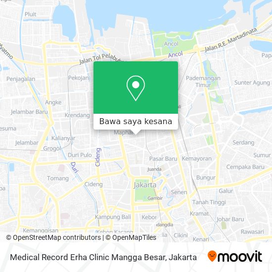 Peta Medical Record Erha Clinic Mangga Besar