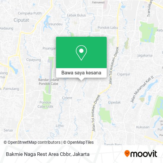 Peta Bakmie Naga Rest Area Cbbr