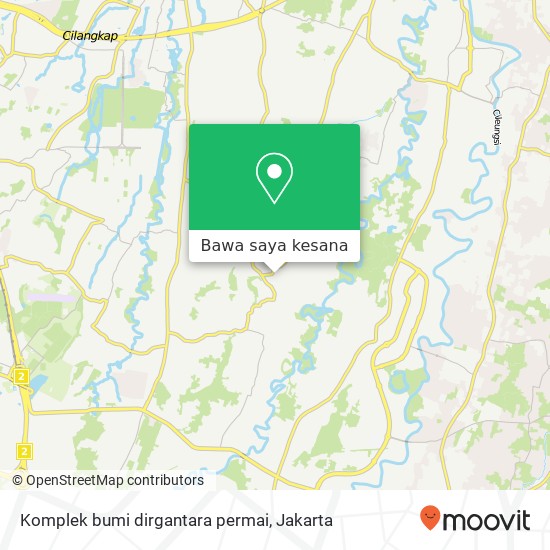 Peta Komplek bumi dirgantara permai