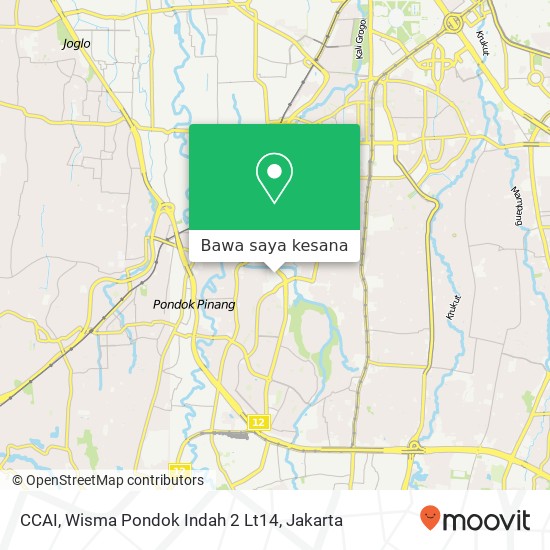 Peta CCAI, Wisma Pondok Indah 2 Lt14