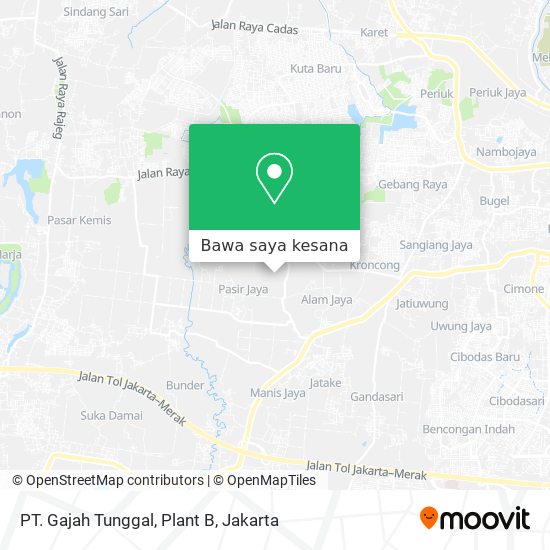 Peta PT. Gajah Tunggal, Plant B