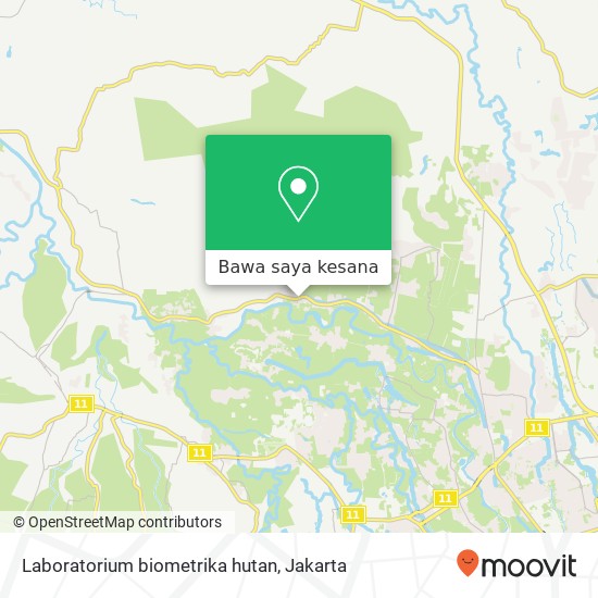 Peta Laboratorium biometrika hutan