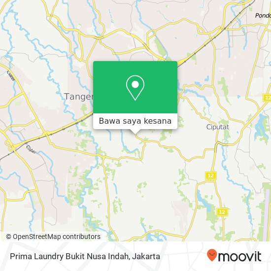 Peta Prima Laundry Bukit Nusa Indah