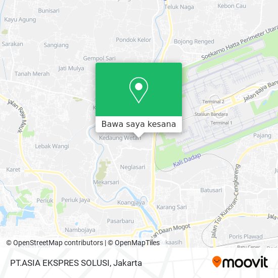 Peta PT.ASIA EKSPRES SOLUSI