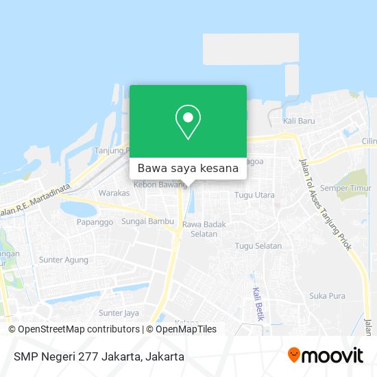 Peta SMP Negeri 277 Jakarta