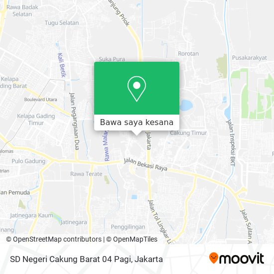 Peta SD Negeri Cakung Barat 04 Pagi