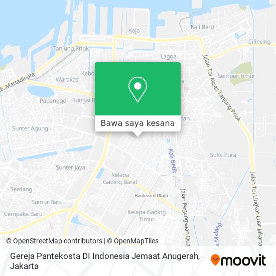 Peta Gereja Pantekosta DI Indonesia Jemaat Anugerah