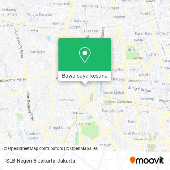 Peta SLB Negeri 5 Jakarta