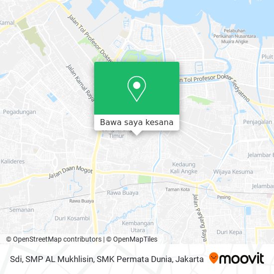 Peta Sdi, SMP AL Mukhlisin, SMK Permata Dunia