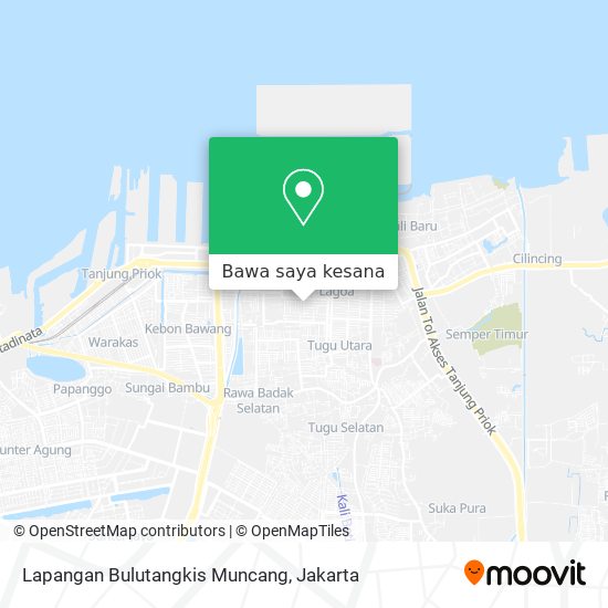 Peta Lapangan Bulutangkis Muncang