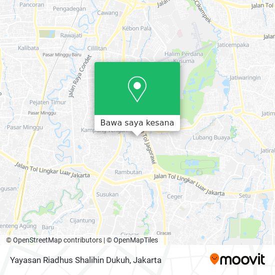Peta Yayasan Riadhus Shalihin Dukuh