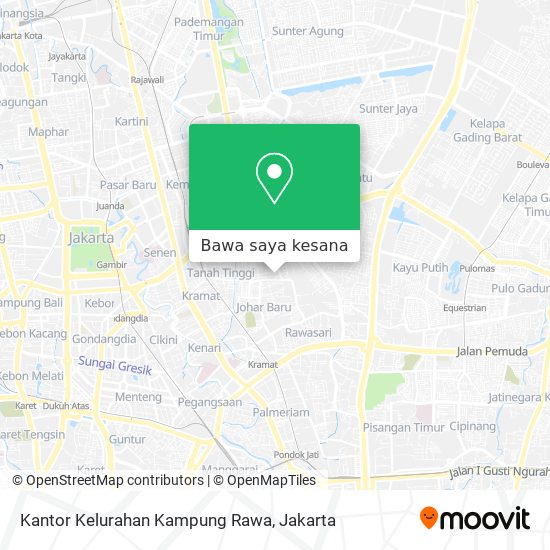 Peta Kantor Kelurahan Kampung Rawa