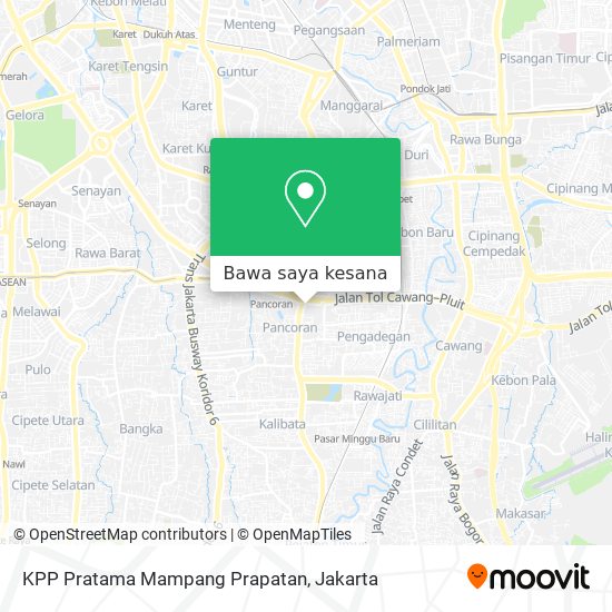 Peta KPP Pratama Mampang Prapatan