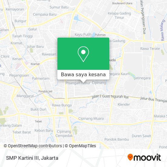 Peta SMP Kartini III