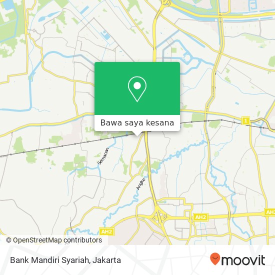 Peta Bank Mandiri Syariah