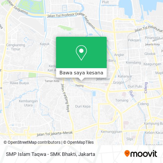 Peta SMP Islam Taqwa - SMK Bhakti