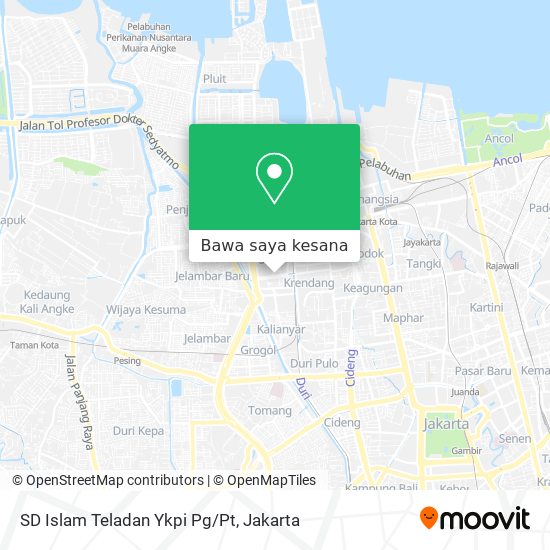 Peta SD Islam Teladan Ykpi Pg/Pt