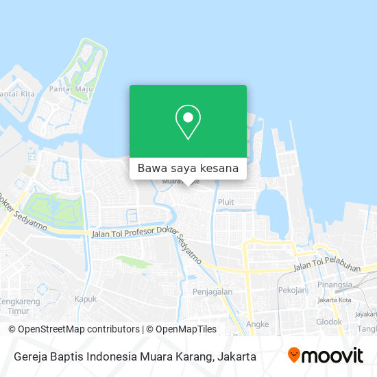 Peta Gereja Baptis Indonesia Muara Karang