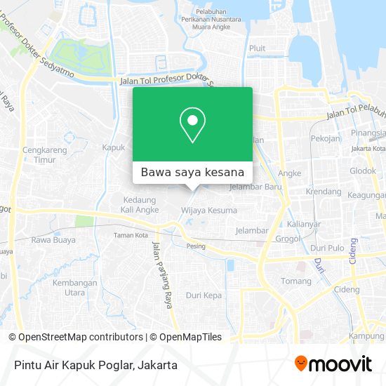Peta Pintu Air Kapuk Poglar