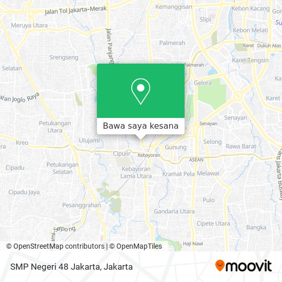 Peta SMP Negeri 48 Jakarta
