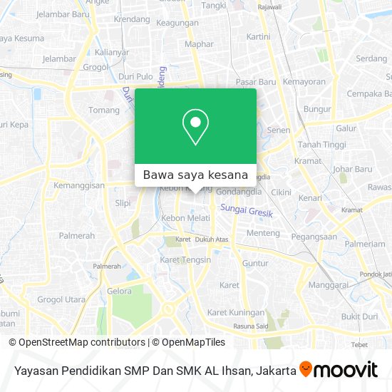 Peta Yayasan Pendidikan SMP Dan SMK AL Ihsan
