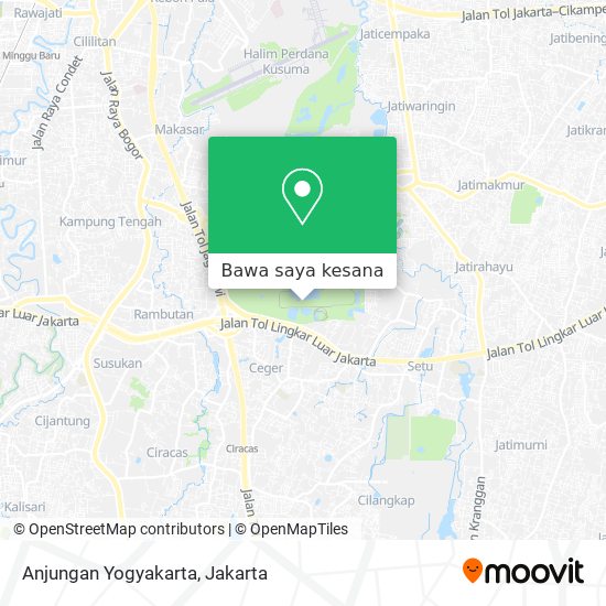 Peta Anjungan Yogyakarta