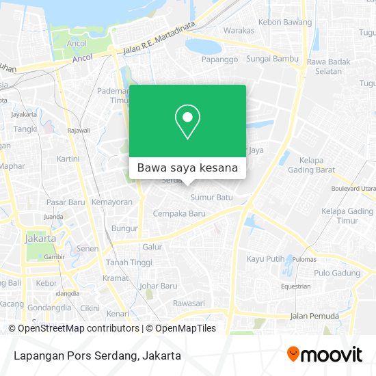 Peta Lapangan Pors Serdang