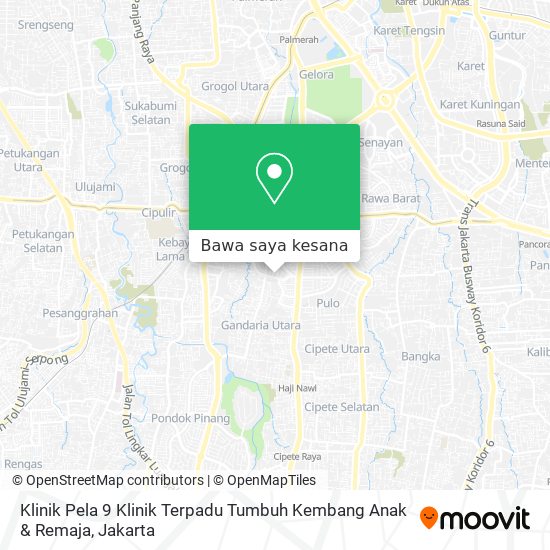 Peta Klinik Pela 9 Klinik Terpadu Tumbuh Kembang Anak & Remaja