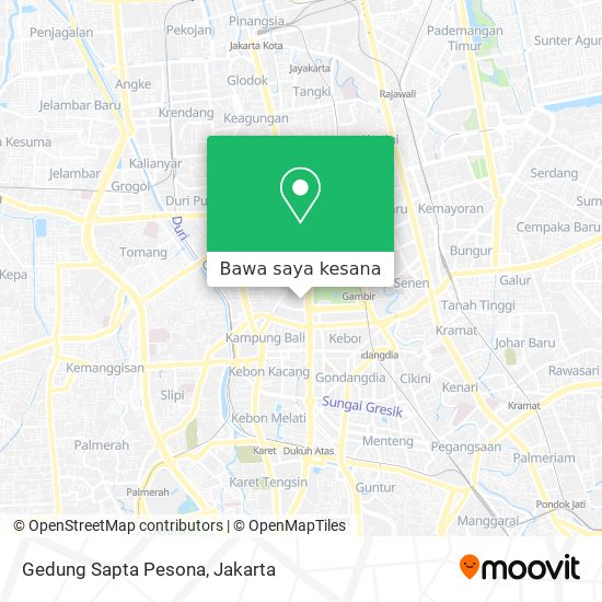 Peta Gedung Sapta Pesona