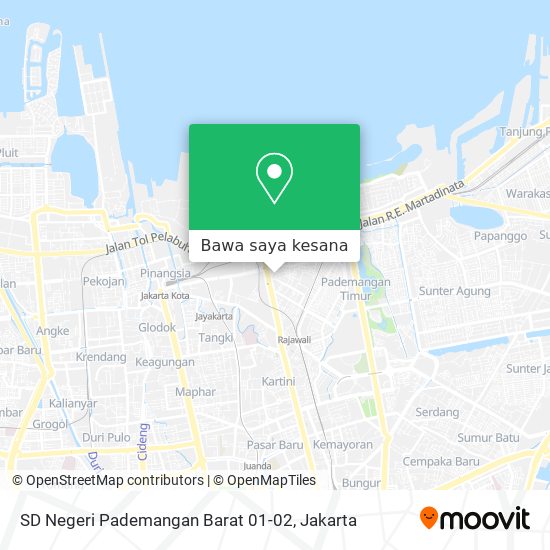 Peta SD Negeri Pademangan Barat 01-02