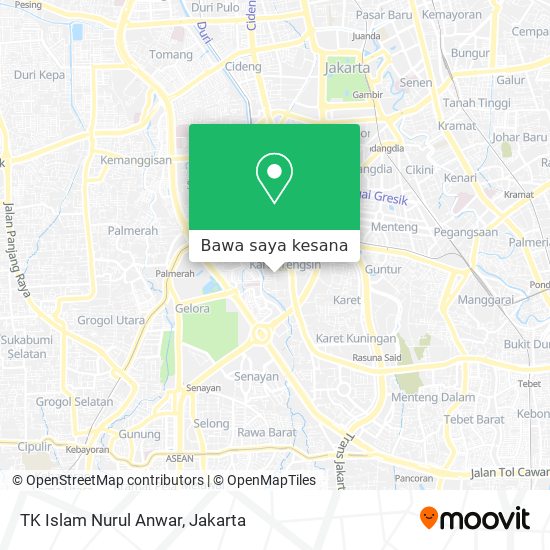 Peta TK Islam Nurul Anwar