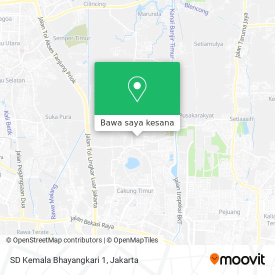Peta SD Kemala Bhayangkari 1