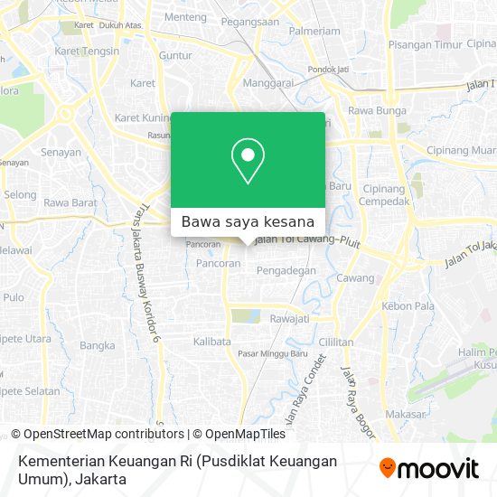 Peta Kementerian Keuangan Ri (Pusdiklat Keuangan Umum)