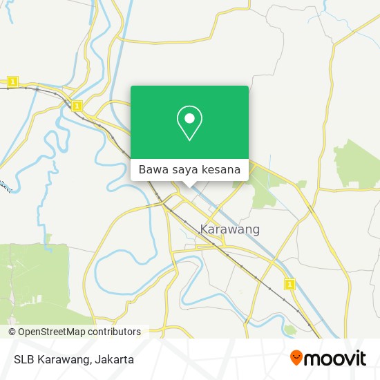 Peta SLB Karawang