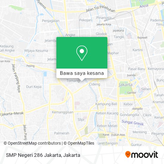 Peta SMP Negeri 286 Jakarta